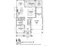 Main level floor plan displays an open concept kitchen, great room, and 3-car garage at 1020 24Th St, Golden, CO 80401
