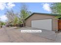 Spacious detached two-car garage, perfect for parking and storage at 661 Tennyson St, Denver, CO 80204