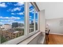 Stunning panoramic city views from large windows at 1196 N Grant St # 710, Denver, CO 80203