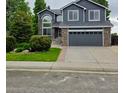 Charming two-story home featuring a brick accent, fresh paint and a two-car garage at 12742 Clermont St, Thornton, CO 80241