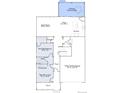 First floor floorplan featuring a living room, kitchen, nook, garage, and additional Next Gen suite at 10727 Snowdon St, Parker, CO 80134