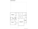 Second floor floorplan featuring Owner's suite, walk-in closet, laundry room, and two additional bedrooms at 10727 Snowdon St, Parker, CO 80134