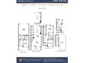 Detailed floor plan showing layout of a 3 bedroom 3.5 bath townhome at 8321 Mount Kataka St, Littleton, CO 80125