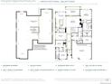 Detailed floor plan showcasing the layout of the home, including the kitchen, bedrooms, and basement at 3705 Backslope Ln, Castle Rock, CO 80108