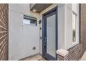 Modern front door with glass and sleek design at 1583 Grove St # 5, Denver, CO 80204