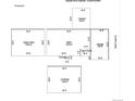 Floor plan showcasing the home's layout, dimensions, and terrace, garage, and basement square footage at 2879 Gold Creek Dr, Elizabeth, CO 80107