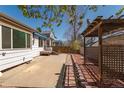 Backyard featuring a patio and a pergola at 4428 S Kalispell Cir, Aurora, CO 80015