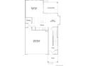 A clear first floor plan showcasing the open-concept layout, kitchen, great room, and garage at 557 Nightsky St, Erie, CO 80516