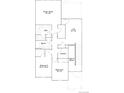 Second floor plan with primary suite, bedrooms, laundry, and loft at 557 Nightsky St, Erie, CO 80516