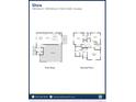 Two-story house floor plan, showing three bedrooms and 2.5 bathrooms at 22022 E 38Th Pl, Aurora, CO 80019
