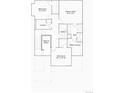 Upstairs floor plan featuring three bedrooms, two bathrooms, and a convenient laundry room at 587 Nightsky St, Erie, CO 80516