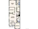 Upper level floor plan featuring an owner's suite, three bedrooms, two bathrooms, loft/bedroom 4, and a laundry area at 14105 Deertrack Ln, Parker, CO 80134