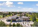 Stunning aerial view of the home, highlighting its location and neighborhood at 6915 Tremolite Dr, Castle Rock, CO 80108