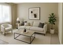 Tastefully staged living room with comfortable seating and stylish decor at 4788 Laurelglen Ln, Highlands Ranch, CO 80130