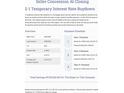Temporary interest rate buy down, overview and payment schedule for a 2-1 buy down at 5423 S Prince St # B, Littleton, CO 80120