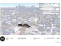 Site plan illustrating zoning and square footage information for a property in Denver, CO at 3456 Quivas St, Denver, CO 80211