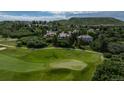 Beautiful real estate on a lush green golf course with scenic mountain views at 171 October Pl, Castle Rock, CO 80104