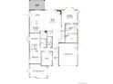 Detailed floor plan showcases open-concept gourmet kitchen, spacious great room, and primary suite with spa bath at 24751 E 38Th Ave, Aurora, CO 80019