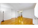 Hardwood floors throughout this spacious living room at 1056 N Marion St # 204, Denver, CO 80218