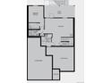 Basement floor plan includes recreation room, bedroom with bath, and unfinished storage at 9334 Quartz St, Arvada, CO 80007