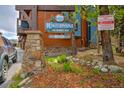Winterpoint signage provides a welcoming entrance to the community at 200 Primrose Path # 11, Breckenridge, CO 80424