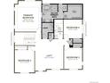Second floor plan featuring a primary bedroom, three additional bedrooms, two bathrooms, and a loft space at 283 Wooten Ave, Brighton, CO 80601