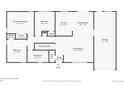 First floor plan showing bedrooms, kitchen, dining room, and garage at 405 Cypress St, Broomfield, CO 80020