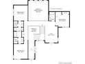 Upstairs floorplan displaying the bedrooms and loft at 5883 Presidio Pkwy, Parker, CO 80134