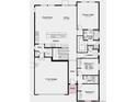 Detailed floor plan showcasing the layout of the main level, including bedrooms, kitchen, and living spaces at 17085 W 92Nd Loop, Arvada, CO 80007