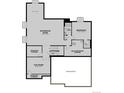 Basement layout featuring a recreation room, flex room, and potential sixth bedroom suite at 5518 Tamarack Ave, Firestone, CO 80504