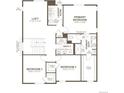 Second floor plan showcases a loft, laundry room, three bedrooms, and two baths, including a primary suite at 104 Wooten Ave, Brighton, CO 80601
