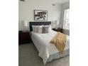 Cozy bedroom with carpet, a queen bed, and two side tables with lamps at 348 N. Geneva St, Aurora, CO 80010