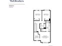 Third floor plan with a primary bedroom suite, walk-in closet, bath, and two additional bedrooms at 825 Josephine Way, Superior, CO 80027