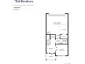 Wellshire first floor plan featuring a 2-car garage, office, powder room, foyer, and porch at 825 Josephine Way, Superior, CO 80027