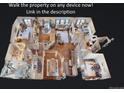 3D floor plan provides a comprehensive view of the home's layout at 5350 Clearbrooke Ct, Castle Rock, CO 80104