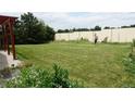 Expansive backyard space with lush greenery and mature trees at 8895 E Radcliff E Ave, Denver, CO 80237