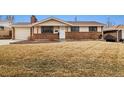 Charming brick home with a well-maintained lawn and inviting front entrance, perfect for a cozy suburban lifestyle at 1667 S Balsam Ct, Lakewood, CO 80232