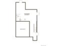 Basement layout showing unfinished basement, and unexcavated space at 9286 Telluride Ct, Commerce City, CO 80022