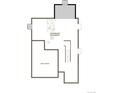 Floor plan showing unfinished basement area with potential for customization at 498 S Rifle St, Aurora, CO 80017