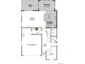 Floor plan featuring a spacious two-car garage, gourmet kitchen, sunroom, great room, and mud room at 498 S Rifle St, Aurora, CO 80017