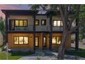 Inviting modern duplex featuring light wood and white exteriors and private balconies at 2405 S Franklin, Denver, CO 80210