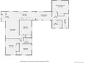 Detailed floor plan highlighting the layout of this charming home at 3493 S Eudora St, Denver, CO 80222