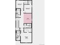 Second floor plan highlighting bedrooms, bathrooms and a loft space at 2086 Wagon Wheel Aly, Brighton, CO 80601