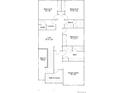 Upstairs floor plan featuring four bedrooms, laundry room, and a cozy loft at 14581 Hudson St, Thornton, CO 80602