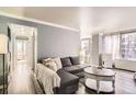 Comfortable living room showcasing a spacious layout and large windows for great lighting at 789 N Clarkson St # 705, Denver, CO 80218