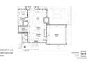 First floor plan showcasing the layout of the kitchen, dining, living, office, and garage spaces at 3330 E 4Th Ave, Denver, CO 80206