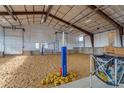 Indoor sand volleyball court is ready for a game with nets and volleyballs included at 6302 Charrington Dr, Cherry Hills Village, CO 80111