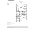 Whitley first floor plan featuring open kitchen, great room, primary bedroom, and garage at 2978 Newfound Lake Rd, Berthoud, CO 80513