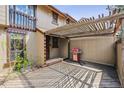 Outdoor patio area, with pergola and gas grill, is perfect for entertaining or relaxing on warm afternoons at 4202 Greenbriar Blvd # 46, Boulder, CO 80305