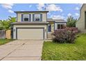 Charming two-story home with a well-manicured lawn, two-car garage, and beautiful exterior paint at 250 Cypress Ln, Broomfield, CO 80020
